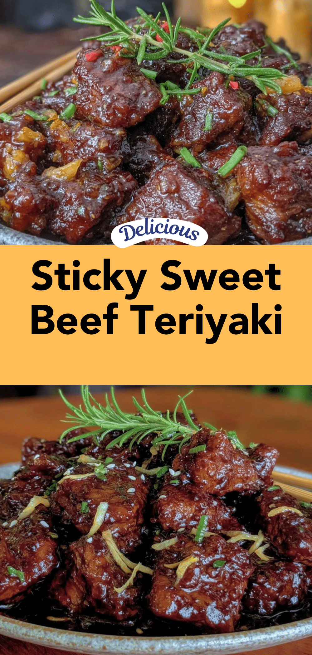 sticky sweet beef teriyaki recipe