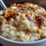 ultimate creamy cheesy rice - featured image