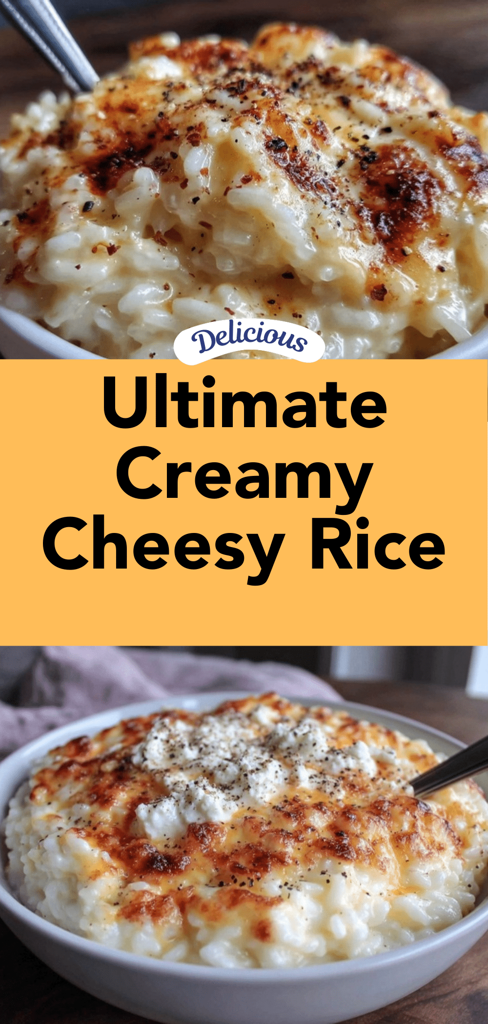 ultimate creamy cheesy rice recipe