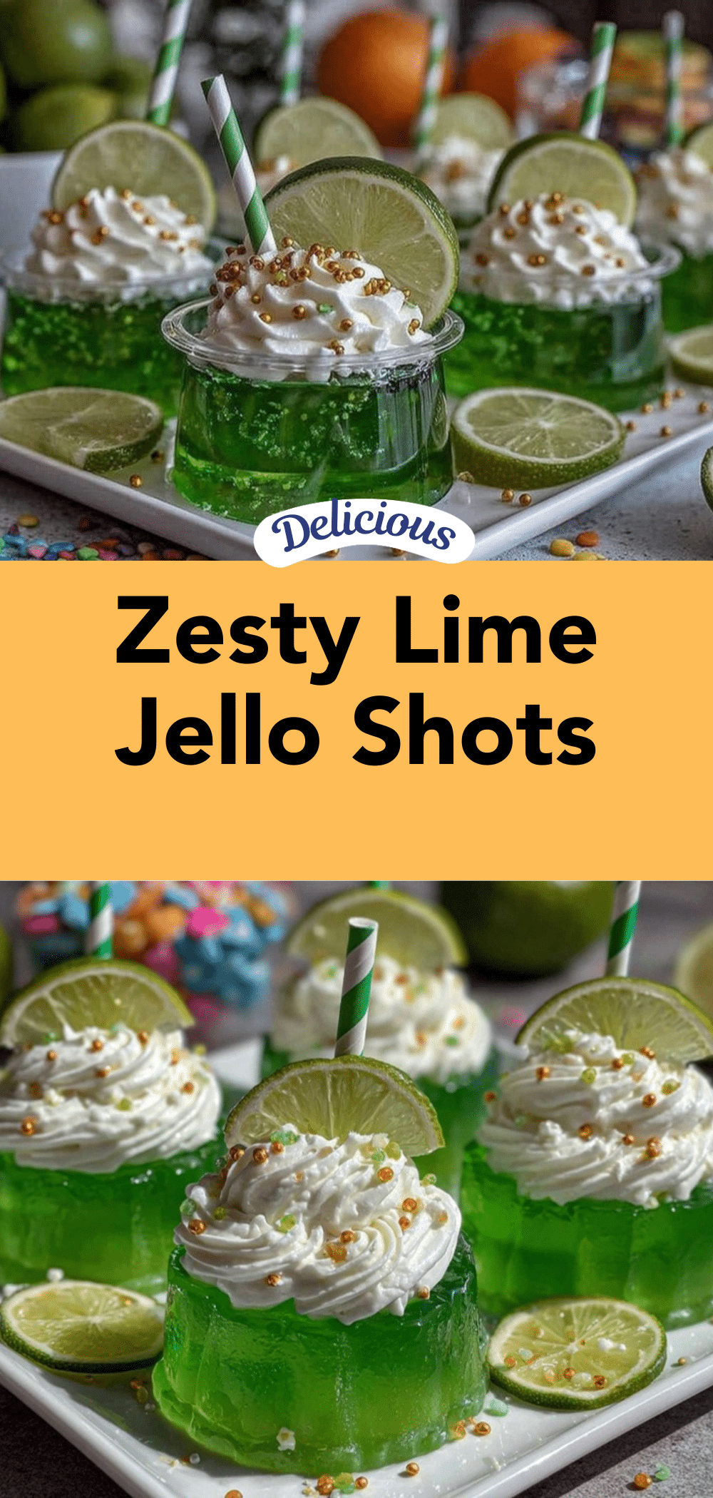 zesty lime jello shots recipe