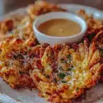 air fryer mini blooming onions - featured image