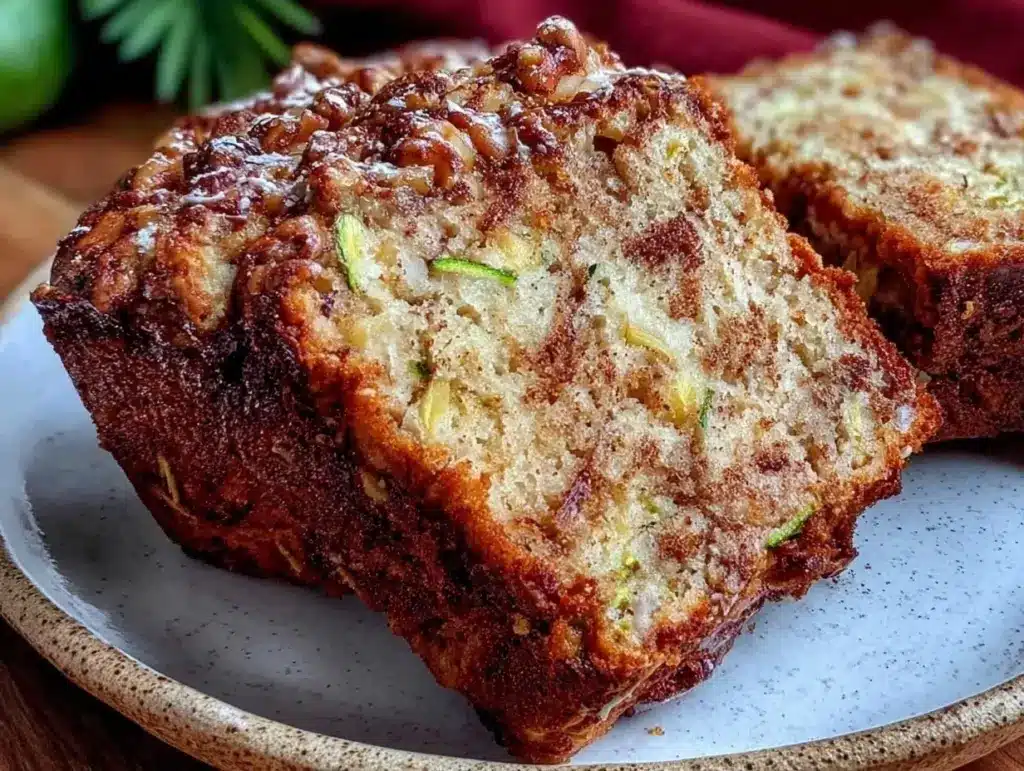apple cinnamon zucchini bread - featured image