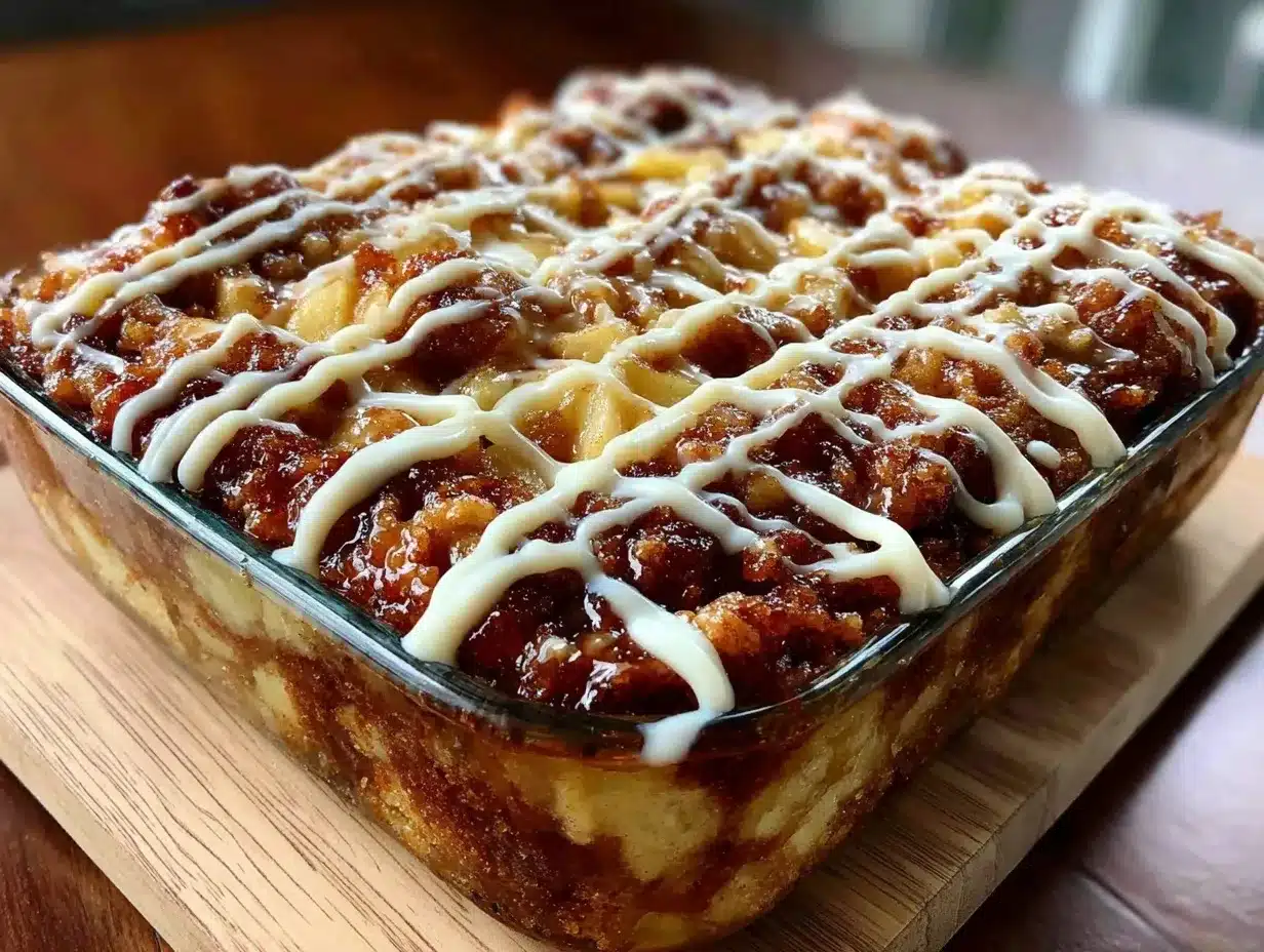 apple pie coffee cake preparation steps