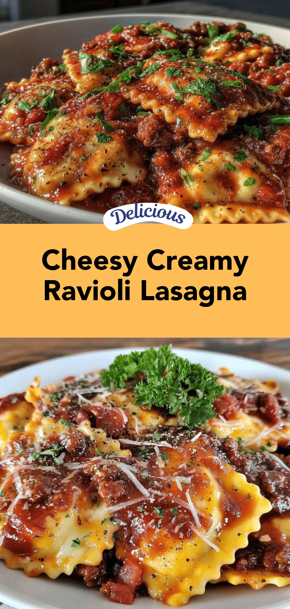 baked ravioli lasagna recipe