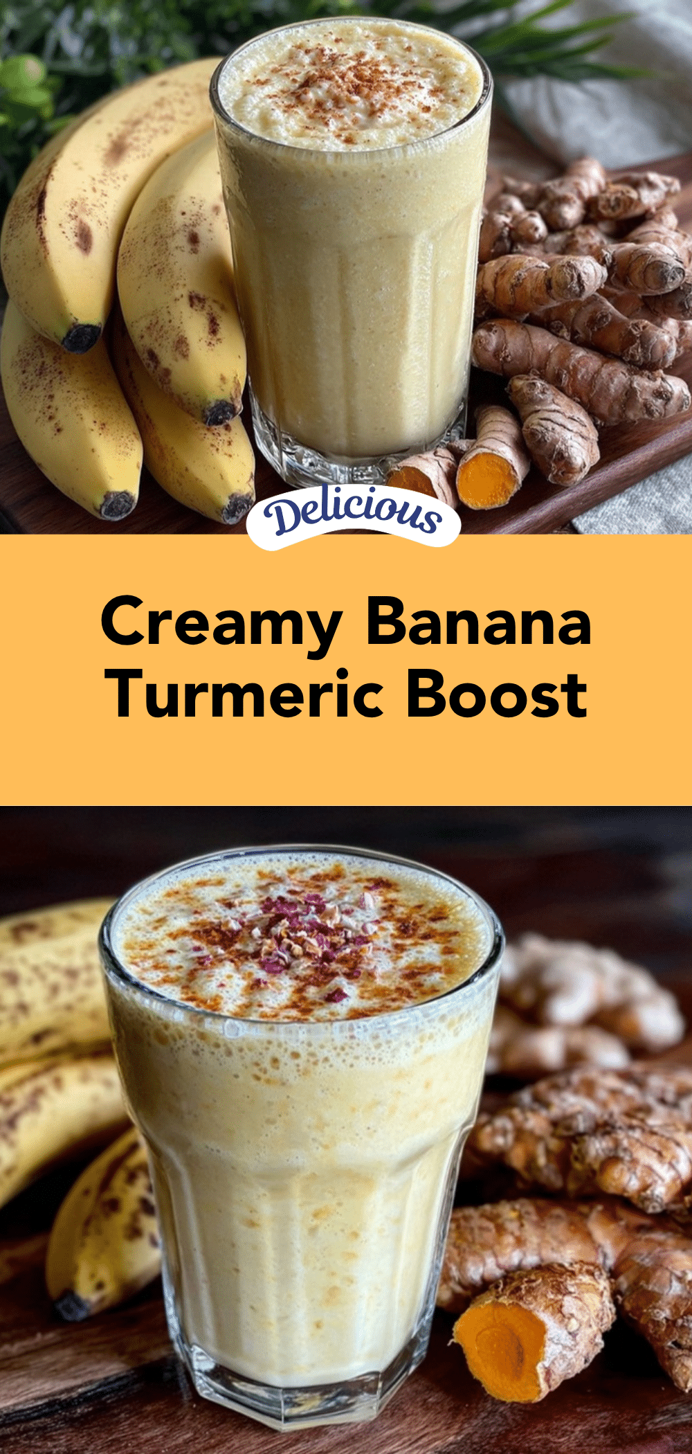 banana turmeric smoothie recipe