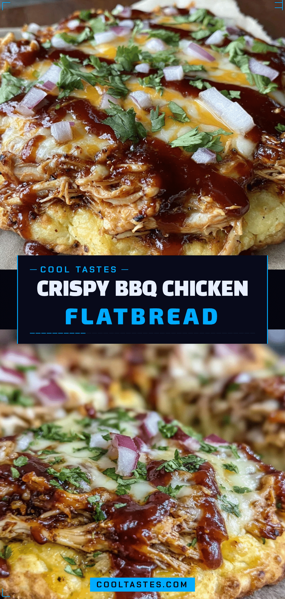 BBQ chicken flatbread pizza recipe