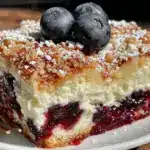 blueberry cottage cheese breakfast bake - featured image