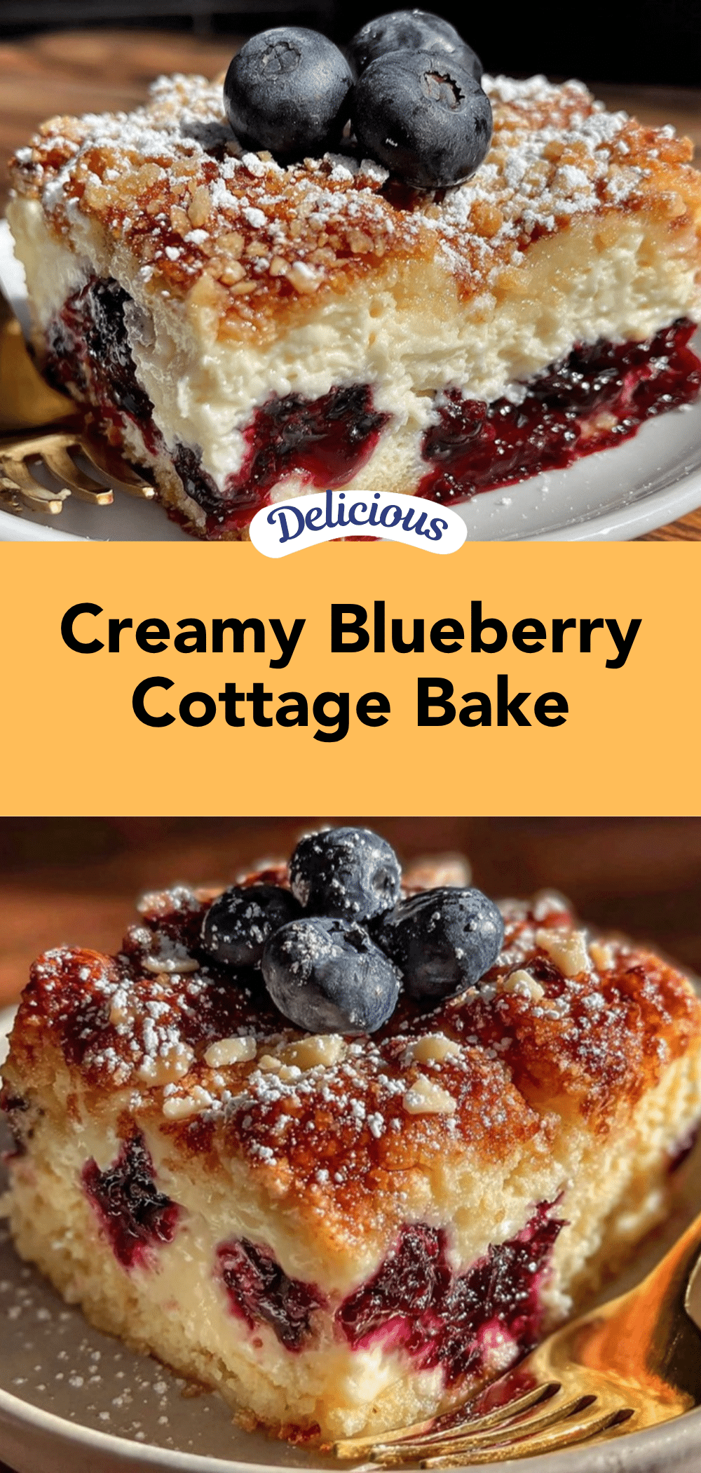 blueberry cottage cheese breakfast bake recipe
