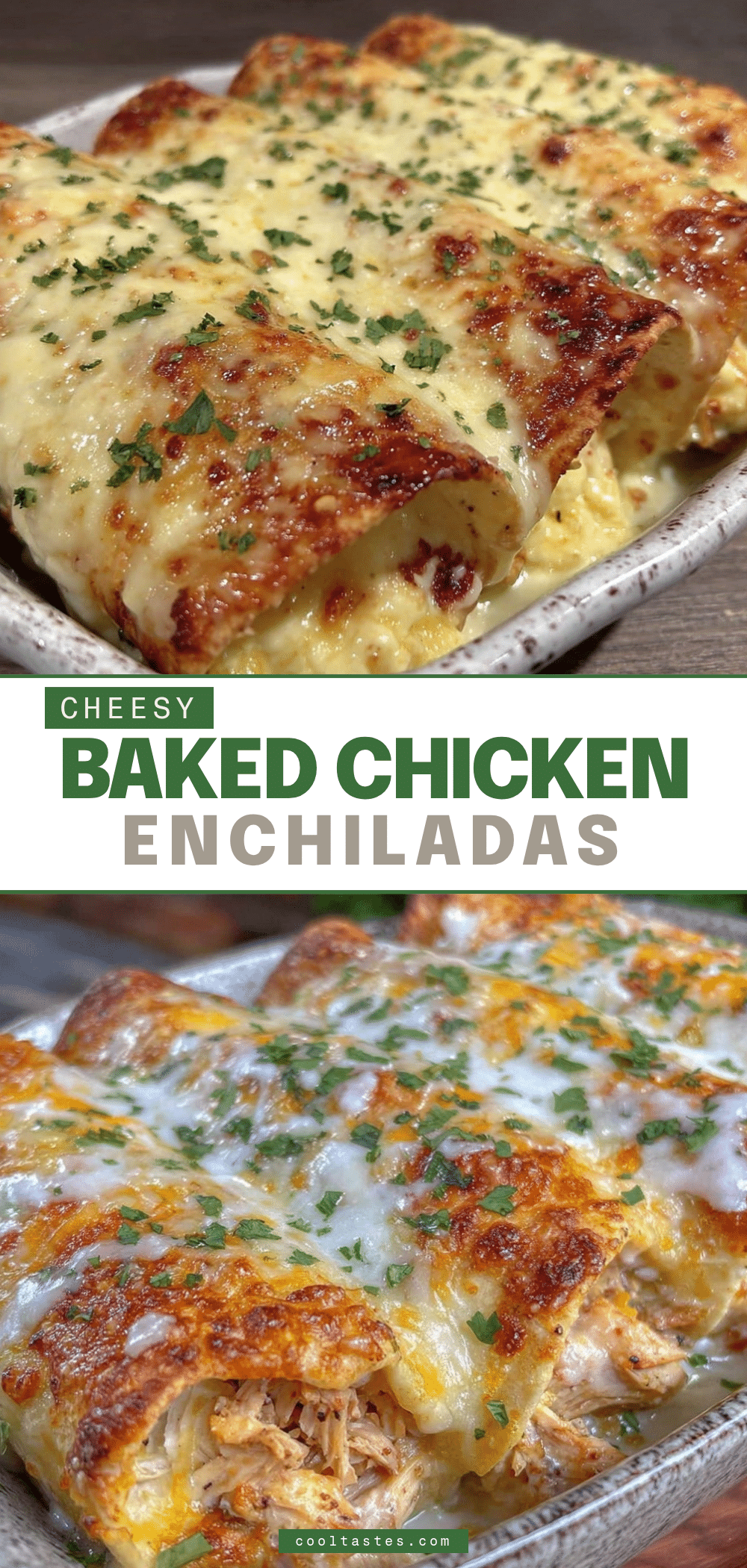 cheesy baked chicken enchiladas recipe