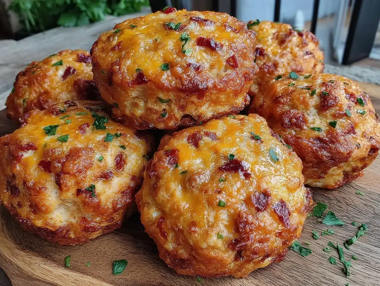 cheesy Rotel sausage balls preparation steps