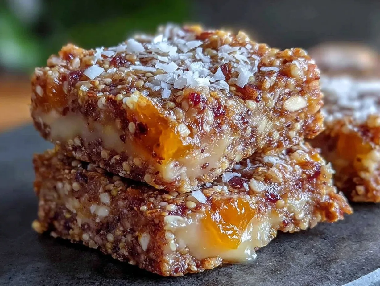 chewy apricot chia bars preparation steps