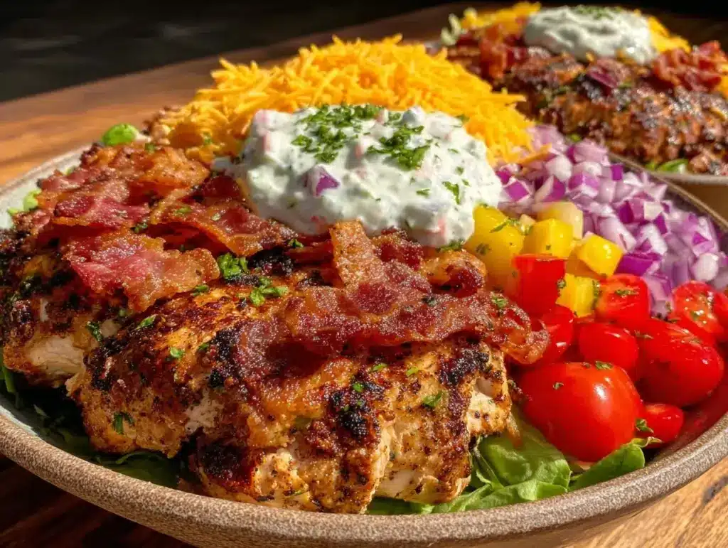 chicken bacon ranch bowls - featured image