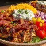 chicken bacon ranch bowls - featured image