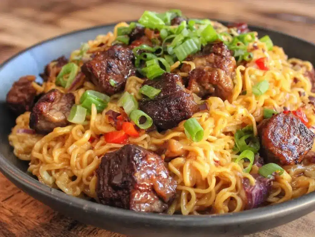 chicken ramen stir fry recipe - featured image