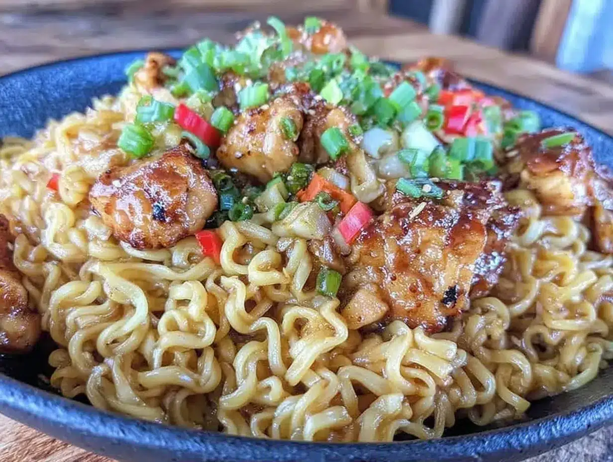 chicken ramen stir fry recipe preparation steps