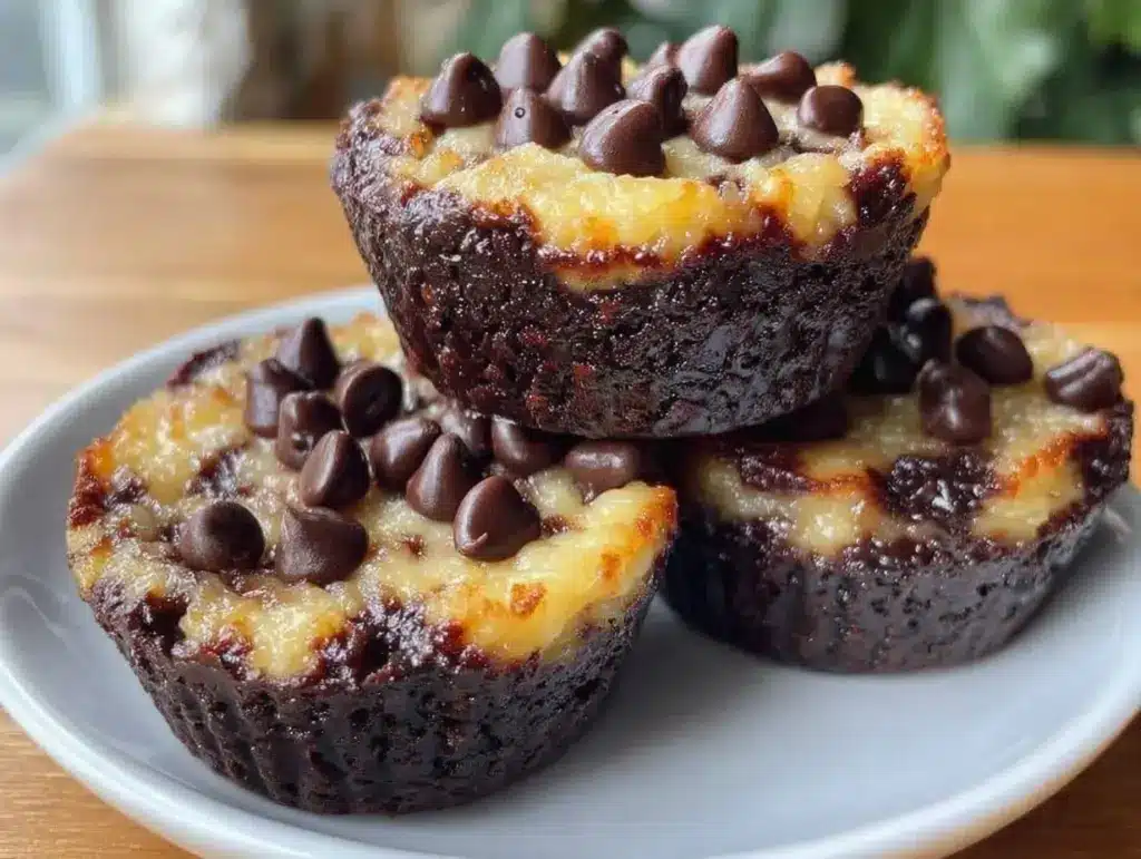 chocolate chip cookie dough cups - featured image