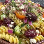 chopped Greek pasta salad - featured image