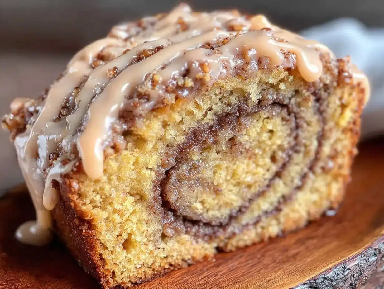 cinnamon roll banana bread preparation steps