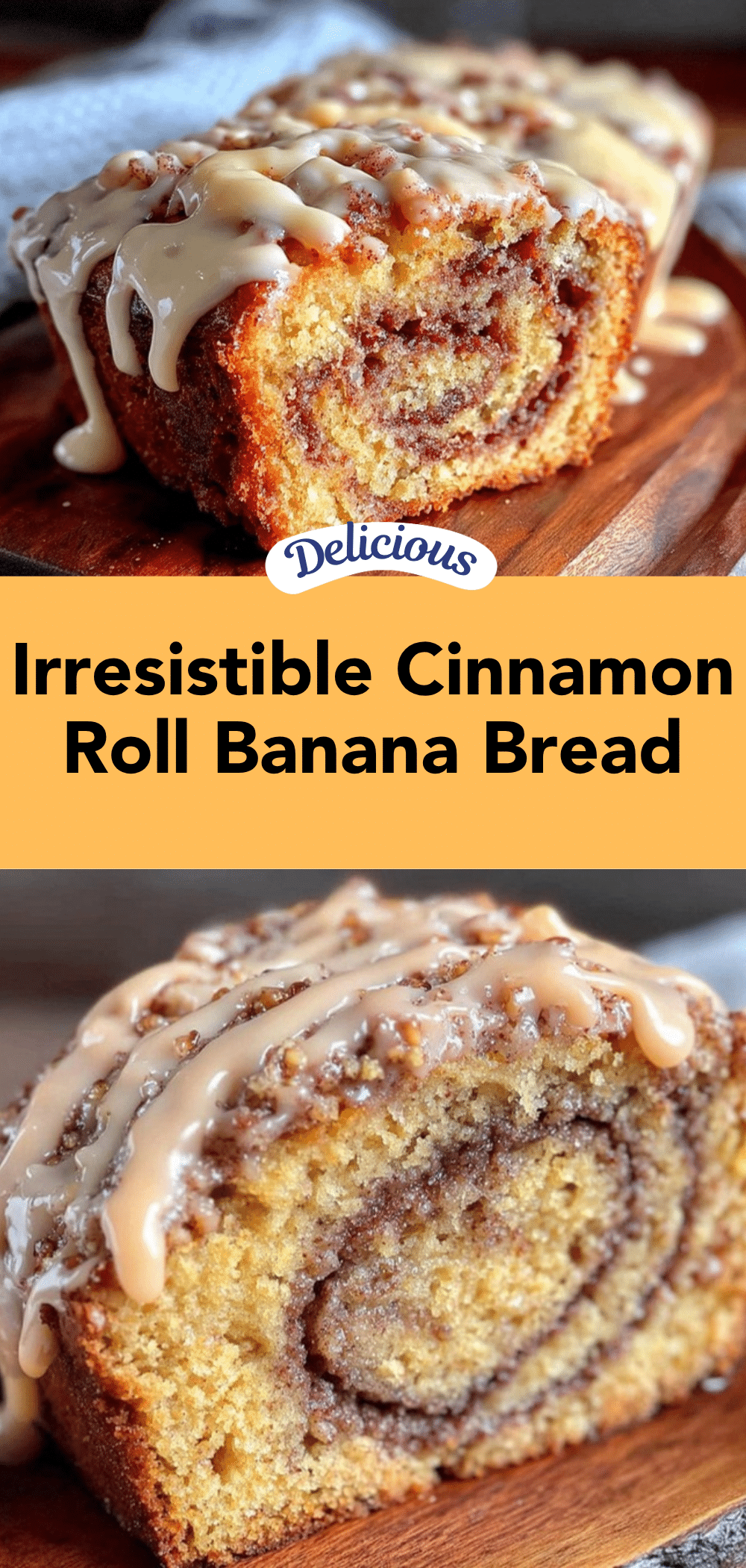 cinnamon roll banana bread recipe