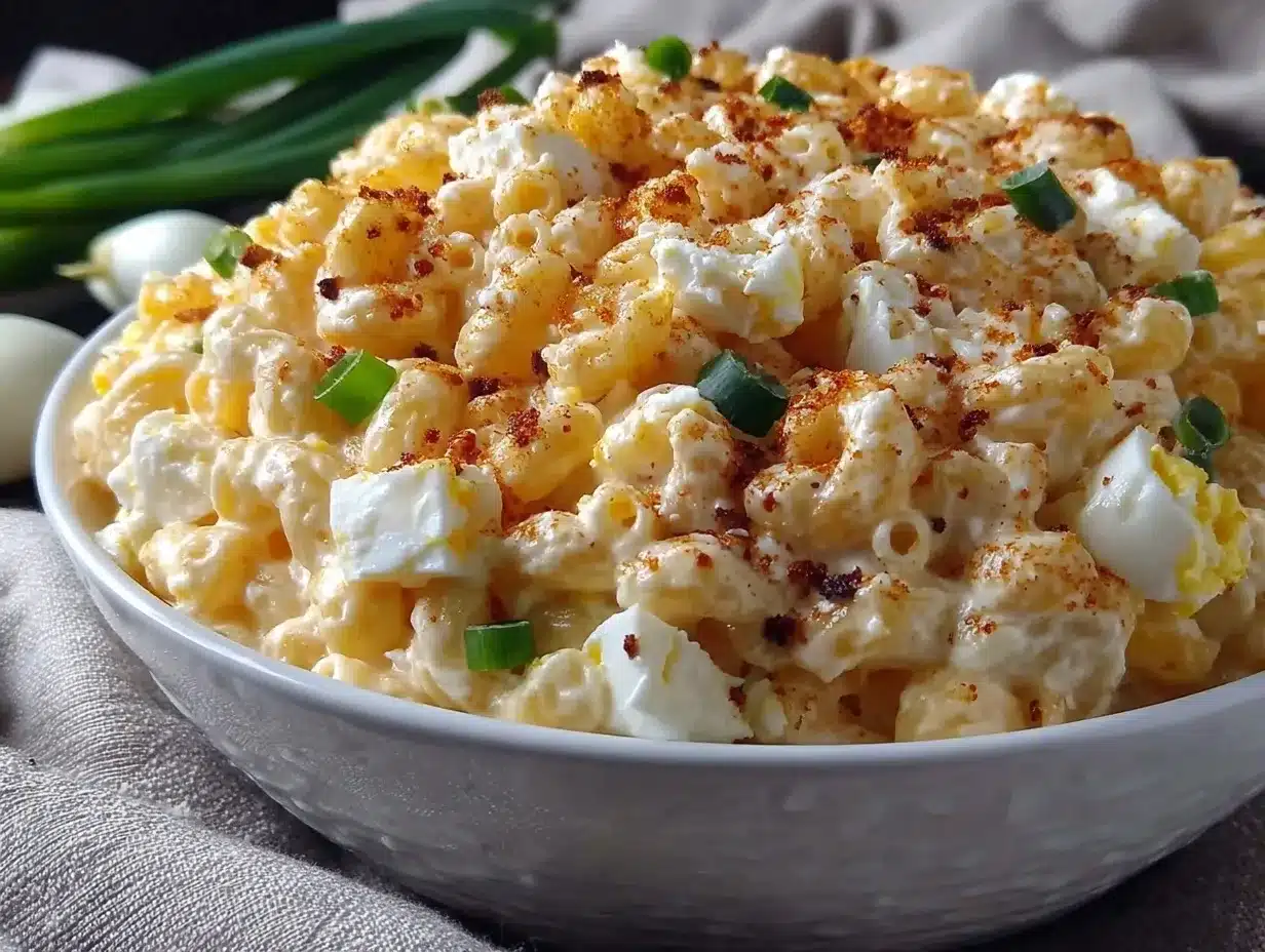 classic creamy old fashioned macaroni salad preparation steps