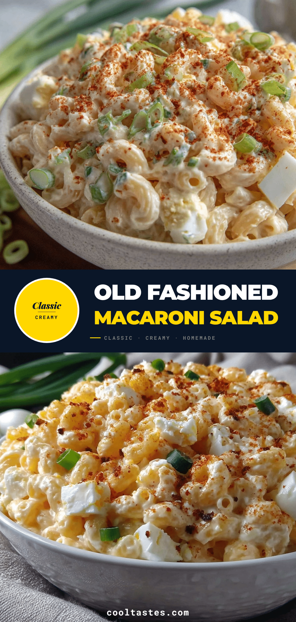 classic creamy old fashioned macaroni salad recipe