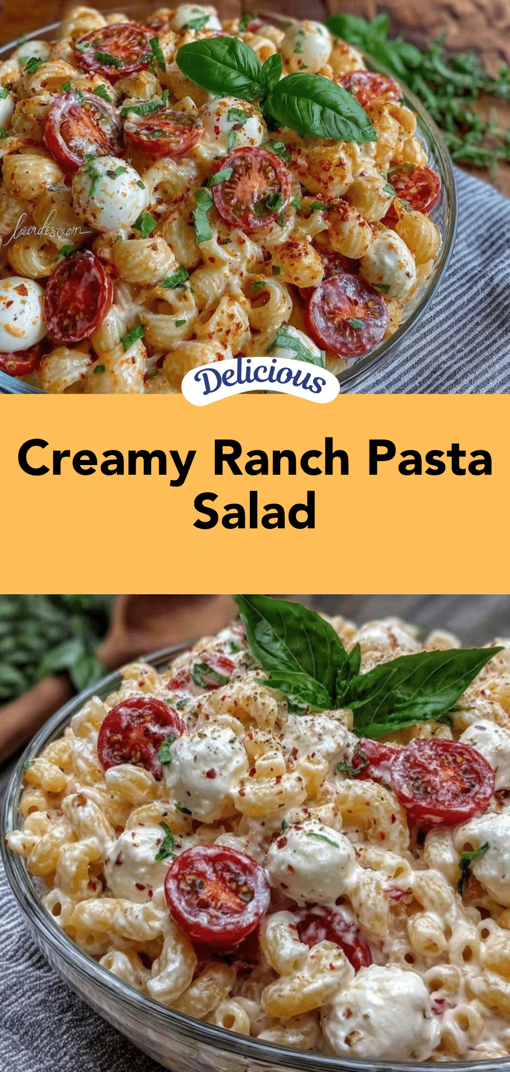 classic ranch pasta salad recipe