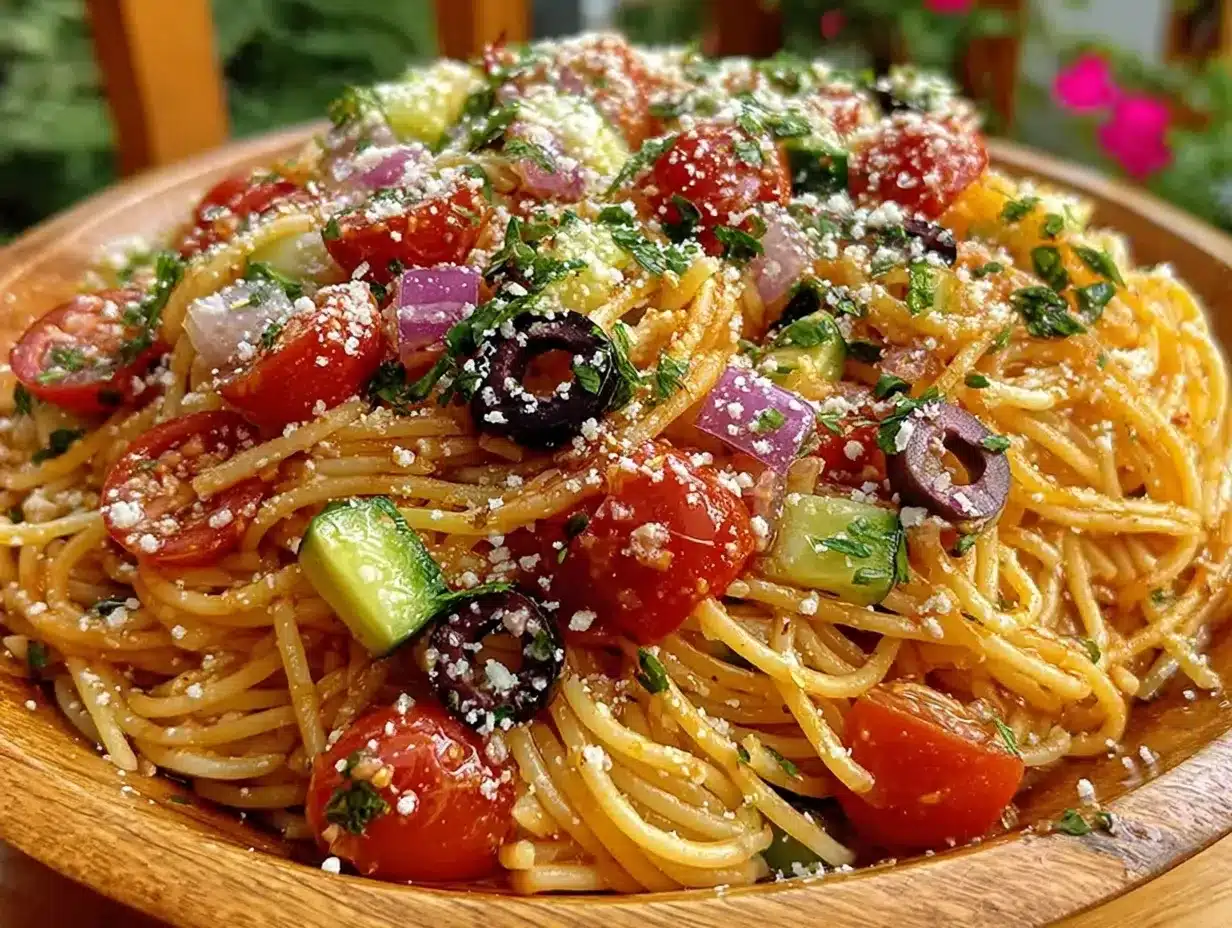 classic spaghetti salad recipe preparation steps