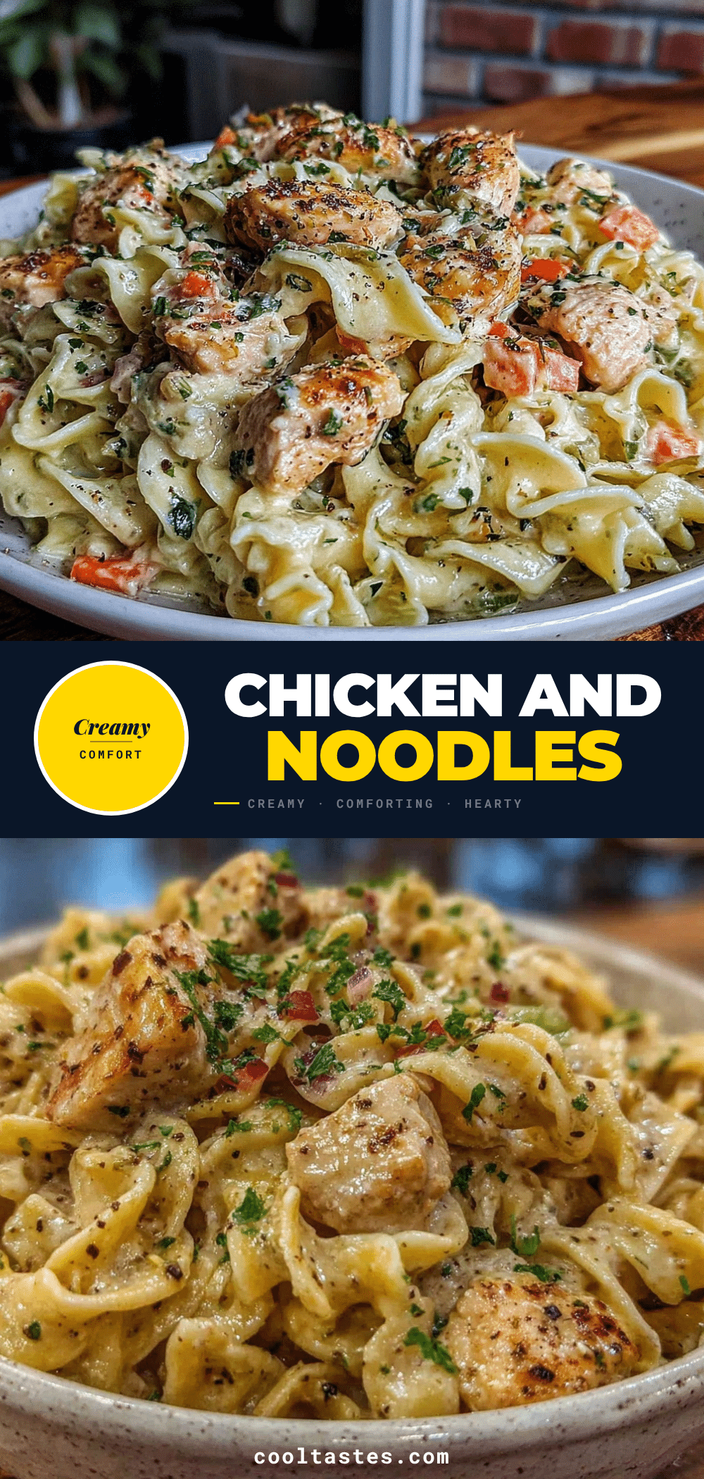 creamy chicken and noodles stove top recipe recipe