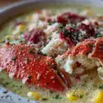 creamy crab and corn chowder - featured image