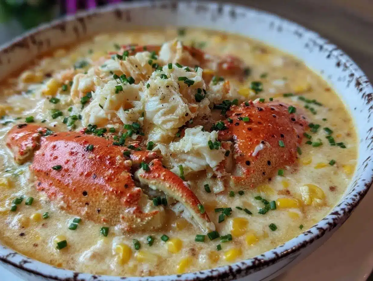 creamy crab and corn chowder preparation steps