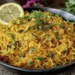 creamy Greek lemon rice - featured image