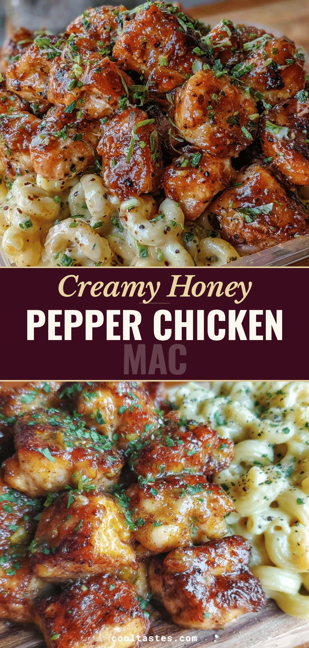creamy honey pepper chicken mac & cheese recipe