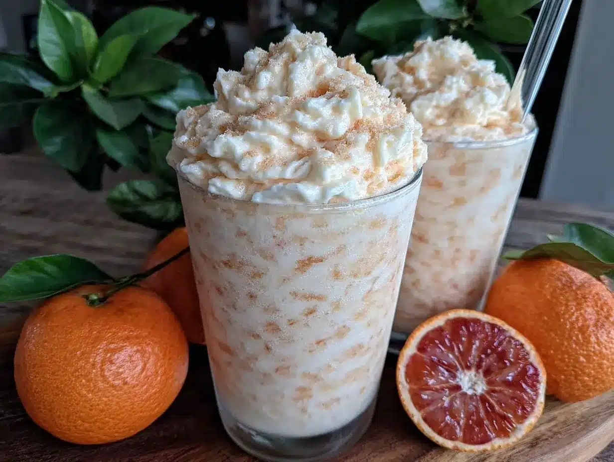 creamy orange creamsicle smoothie recipe preparation steps