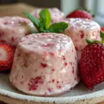 creamy strawberry cheesecake fat bombs - featured image