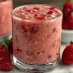 creamy strawberry date smoothie - featured image