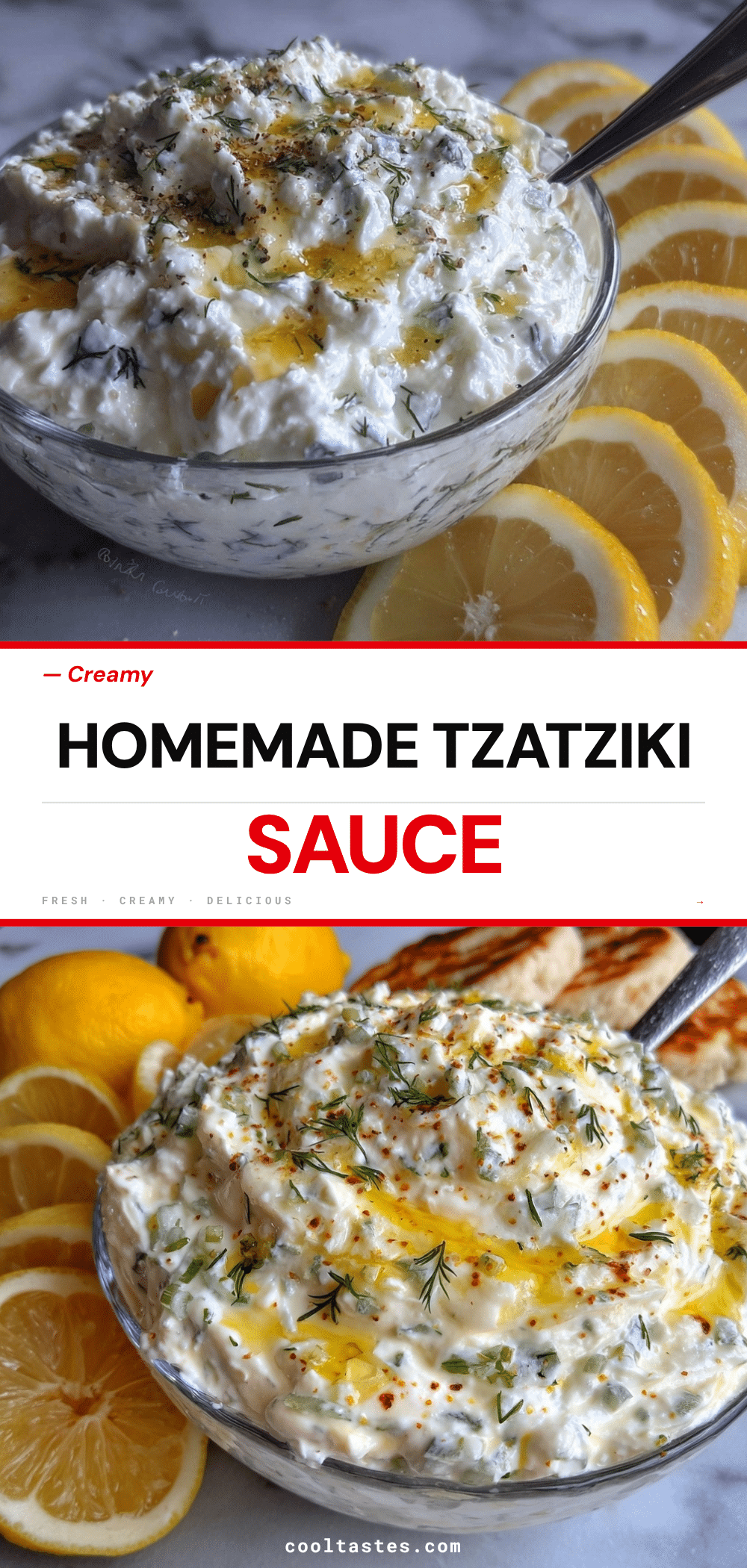 creamy tzatziki sauce recipe