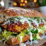 crispy chicken Caesar sandwich - featured image