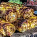 crispy chicken flautas - featured image