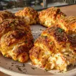 crispy crab crescent bites - featured image