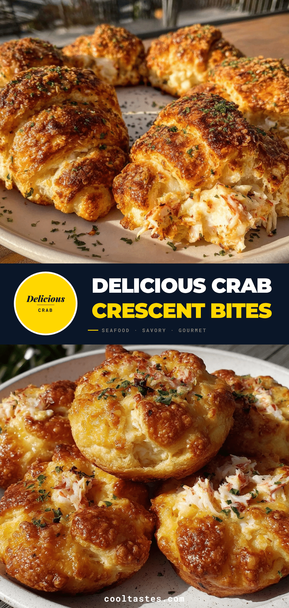 crispy crab crescent bites recipe