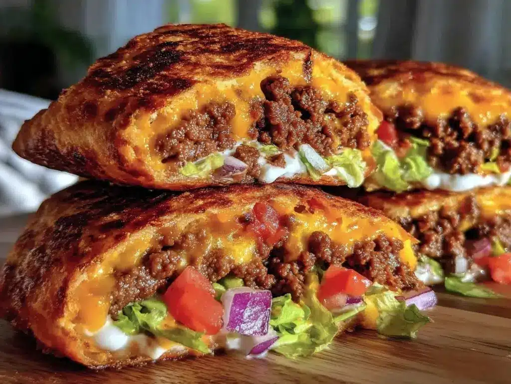 crispy keto crunchwraps - featured image