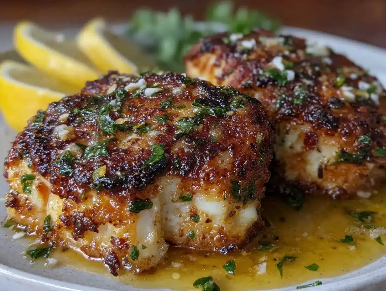 crispy lemon garlic cod preparation steps
