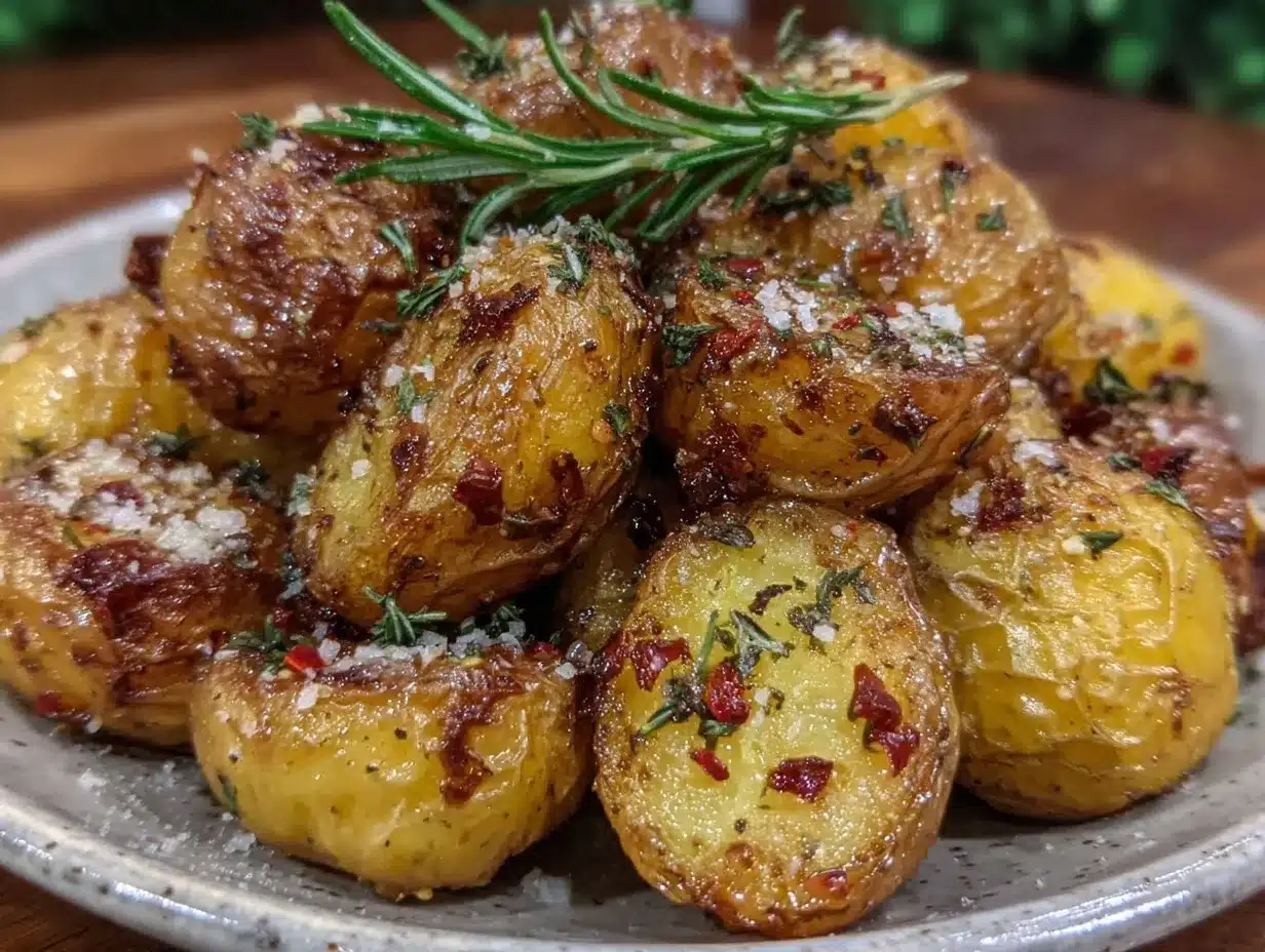 crispy mini potato recipe preparation steps