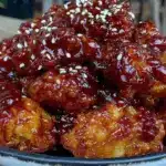 crispy sesame chicken recipe - featured image