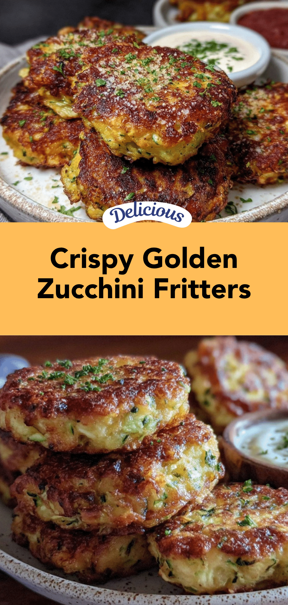 crispy zucchini fritters recipe