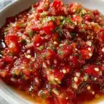 easy blender salsa - featured image