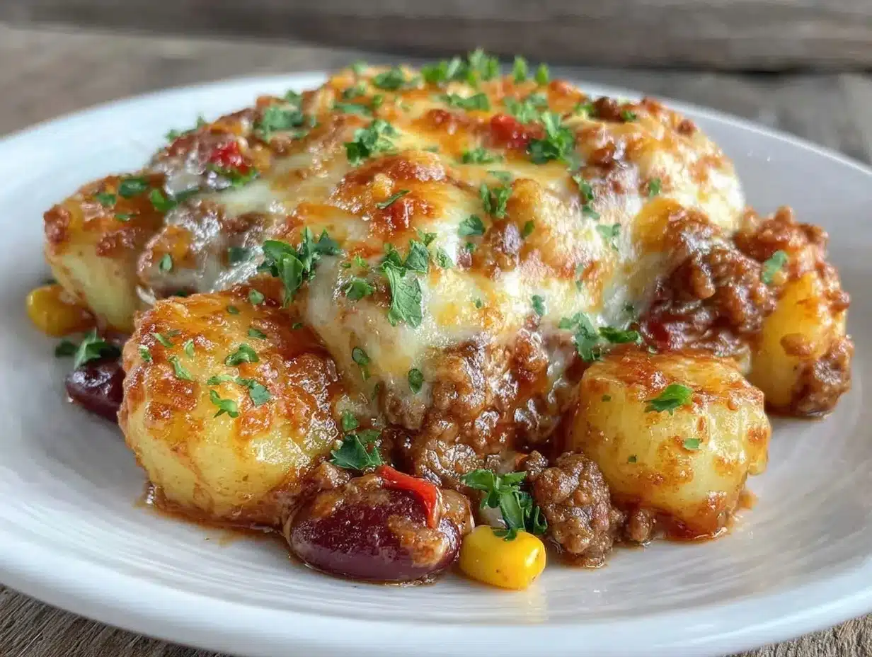 easy cheesy cowboy casserole preparation steps
