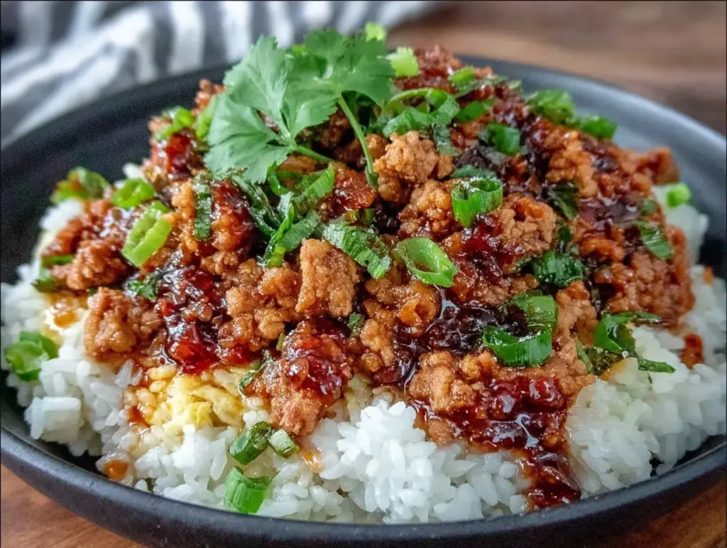 easy honey garlic one-skillet ground turkey - featured image
