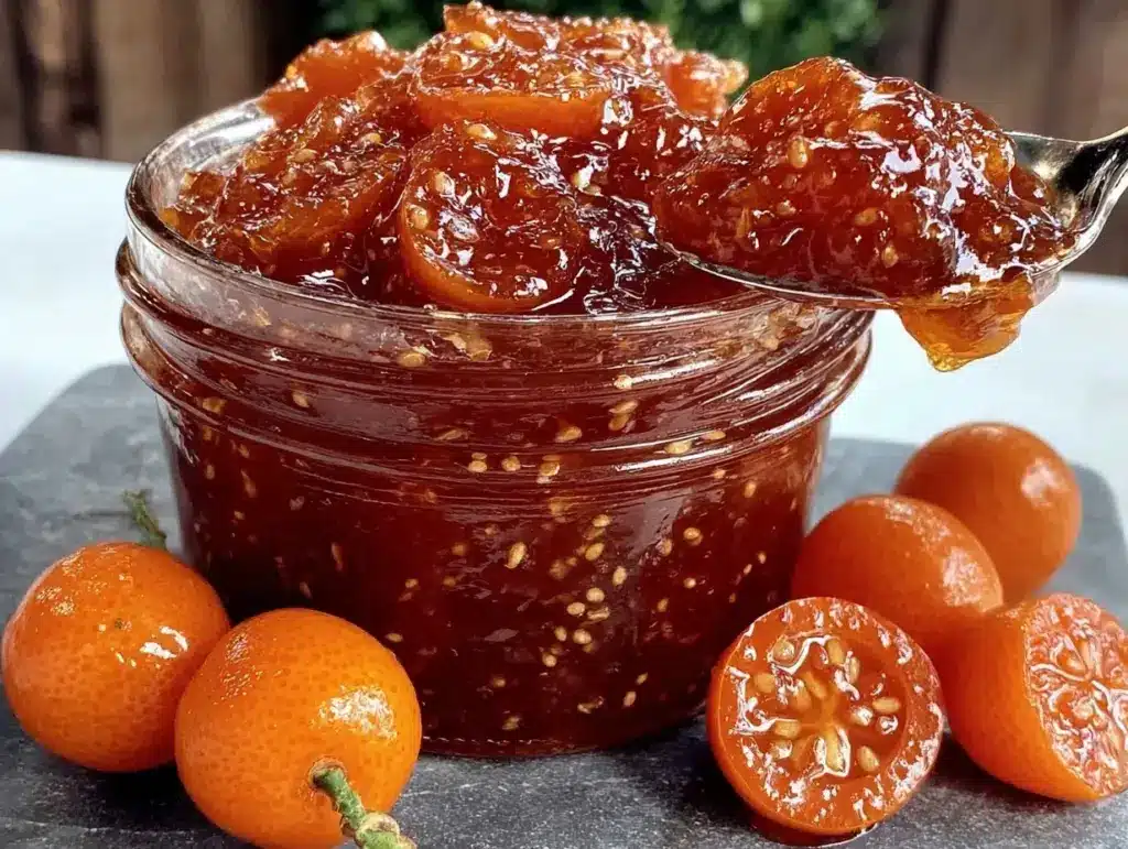 easy kumquat jam recipe - featured image