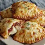 easy protein pizza hot pockets - featured image
